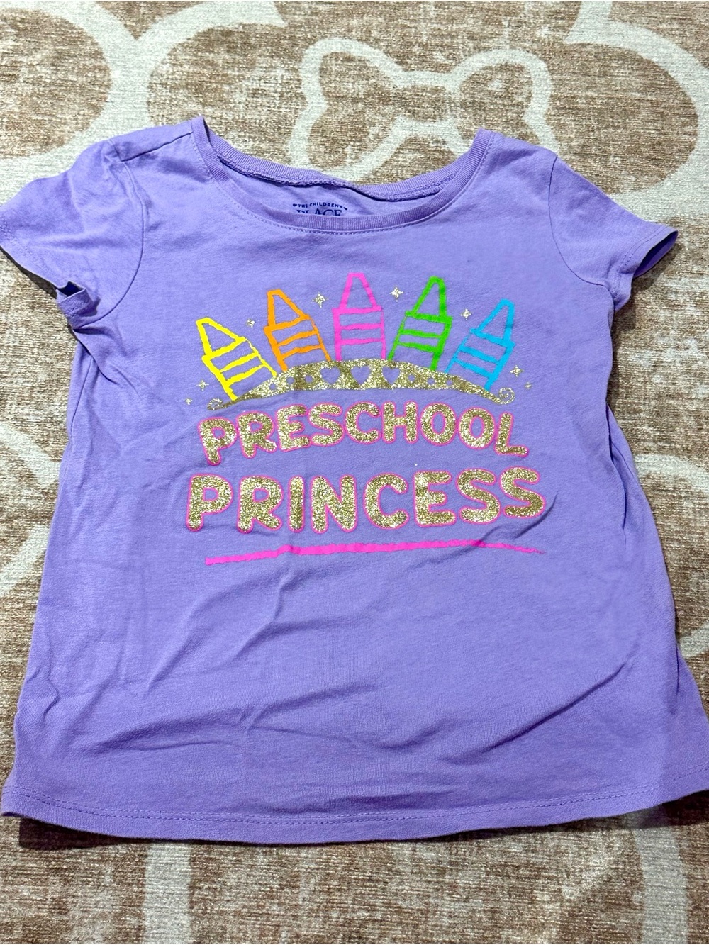 The Children's Place Lavender Preschool Princess Tee